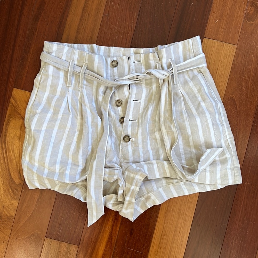 Abercrombie and Fitch Striped Shorts, Medium